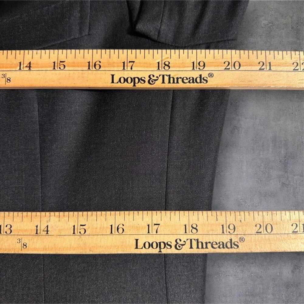 M.J.BALE Men's Blazer 40R Sport Coat 2-Button Suit Jacket Gray Lightweight Wool